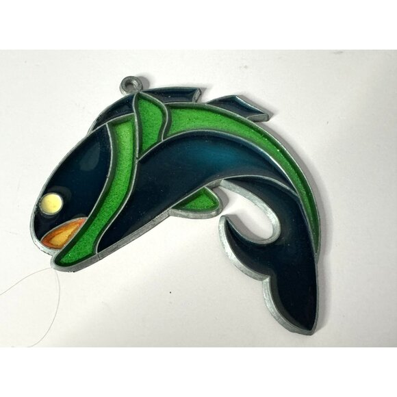 6 Nautical-Themed Suncatchers Fish Sailboat Dolphin Pelican Lighthouse & Shell - Picture 4 of 7